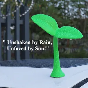 3D Mini Tree Decor Car Top Accessory, Cute Grass Figurine for Car Exterior Styling, Adorable Customization for Cars