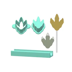 T-Rex Footprint Cake Pop Mold |Deluxe Cutter, Popper, and Tray Option