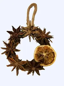 Star Anise + Dried Orange Mini Wreath