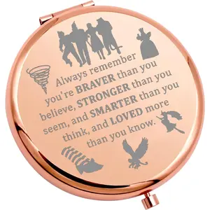 Movie Inspired Travel Ideal Makeup Mirror Ruby Fans Gift Movie Character Compact Pocket Mirror Gifts for Movie Lover Girlfriend Friend