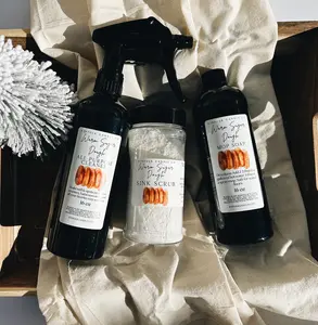 Winter Cozy Clean Mega Bundle – Luxury Mop Soap, All-Purpose Cleaner & Sink Scrub Cleaning Products Cleaning Set