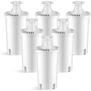 Water Fiter Replacement Compatible with Brita Water Filter & Pitchers, Replacement for Brita Filter Classic OB03, Mavea 107007, 35557, BPA free, 6PCS Water Pitcher Filter