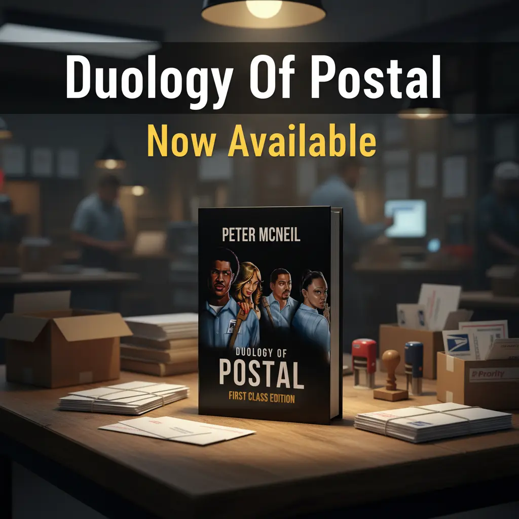 Peter McNeil Duology Of Postal First Class Edition Novel - Postal Reboot and Redemption Combined Now Available with Characters and Chaos
