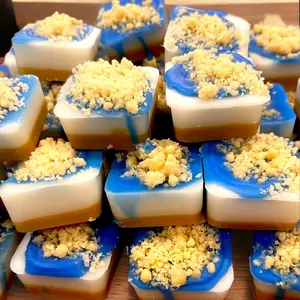 Blueberry Cheesecake Scented Wax Melts in Bakery Box - Home Decor Candles Perfume Aroma Decoration Ornaments Freshener Cozy