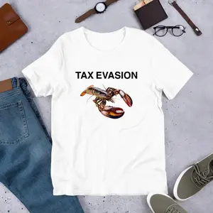 Tax Evasion Lobster Unisex T-Shirt Y2K Funny Meme Shirt  Ironic Shirt  Weirdcore Clothing  Shirt Joke Gift T-shirt, sweater and Hoodie