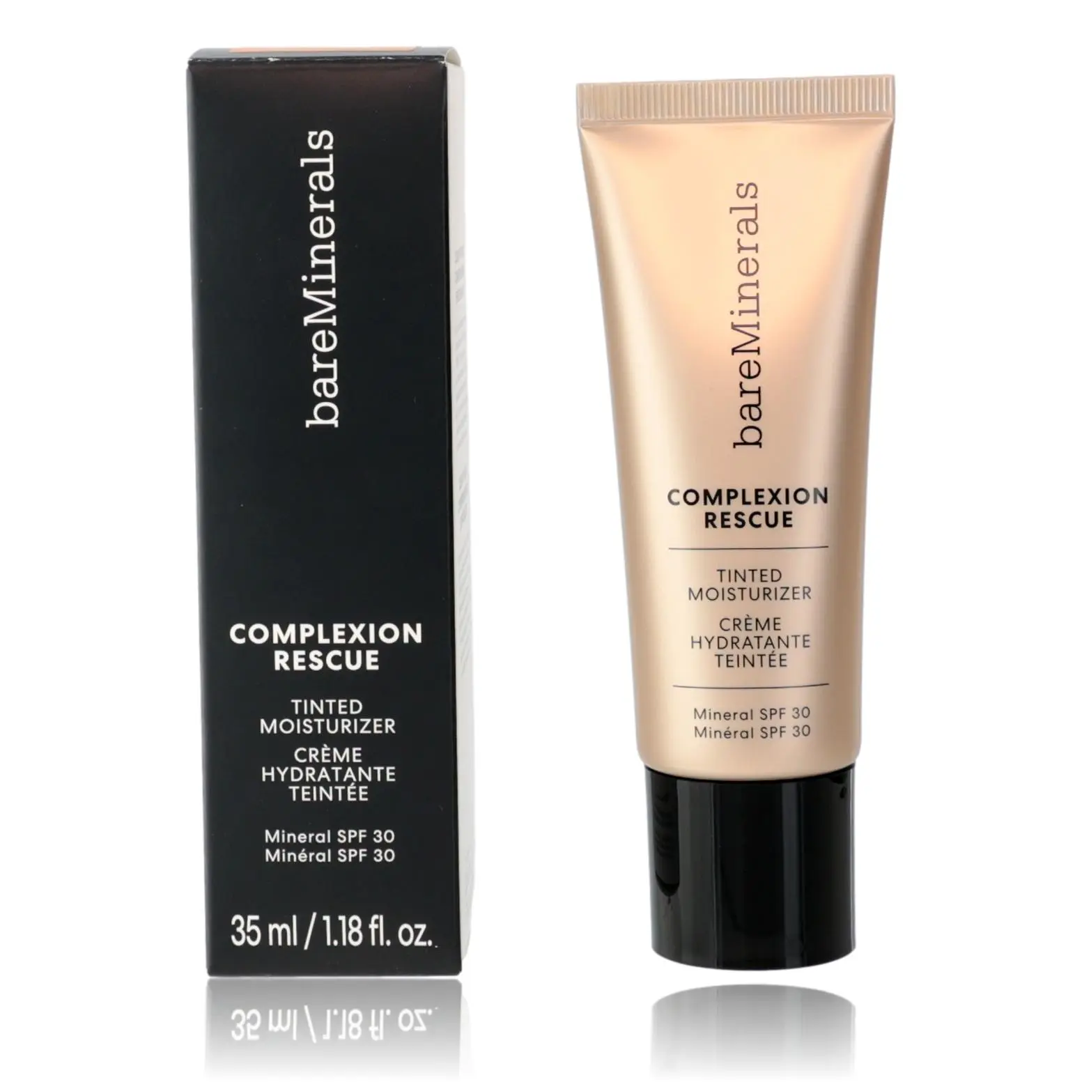 Bare Minerals Complexion Rescue, 1.18oz Tinted Moisturizer SPF 30 - Desert 6.5, Hyaluronic Acid, Moisturizing