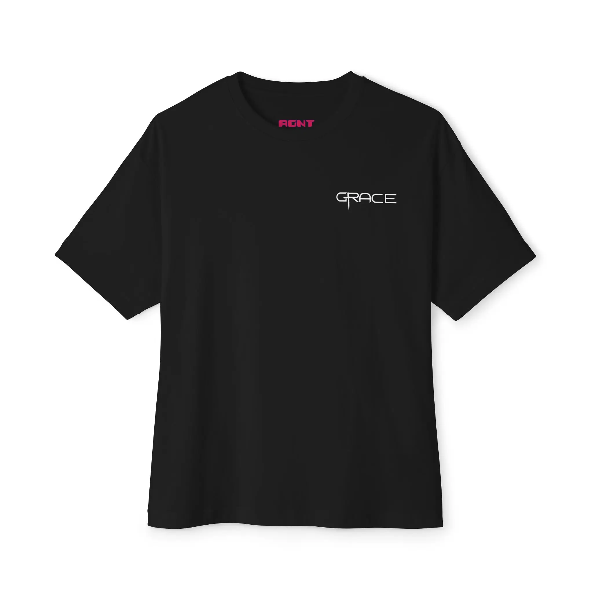 All By His Grace Black Adult Unisex Oversized Boxy Tee