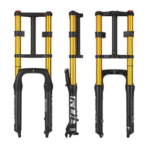BOLANY Snow Bike Suspension Fork 20*4.0inch E-Bike Double Shoulder Front Fork
