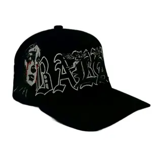 Barrio Apparel DarkAngelCity LA Cap Full Suede with "LA" Design, FULL SUEDE Hat, Limited Drop OUT NOW black