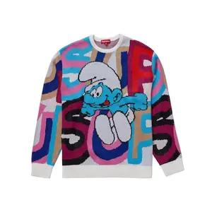 Supreme Smurfs Sweater White (men) by StockX