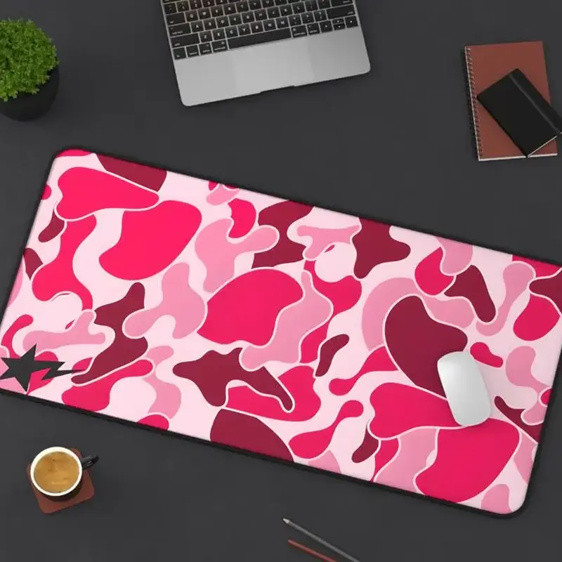 Pink Camo Extra Large Hypebeast Desk Mat Keyboard Mouse Pad E-Sports Desk Mat Desk Decor for Gamers Boys' Rooms Gift large mousepad – FASTSHIPPING