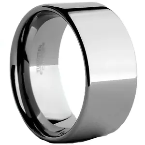 Tungsten Carbide Wide Wedding Band Men's Ring Comfort Fit, 12MM Sizes 7 to 15Gift