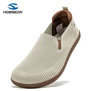 Hibibear Women's Wide Toe Box Barefoot Walking Shoes | Slip-On Minimalist Walking Sneakers | Zero Drop Sole Outdoor