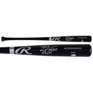 Dylan Beavers Baltimore Orioles Autographed Black Rawlings Pro Bat with "MLB Debut 8/16/25" Inscription - Fanatics Authentic Certified