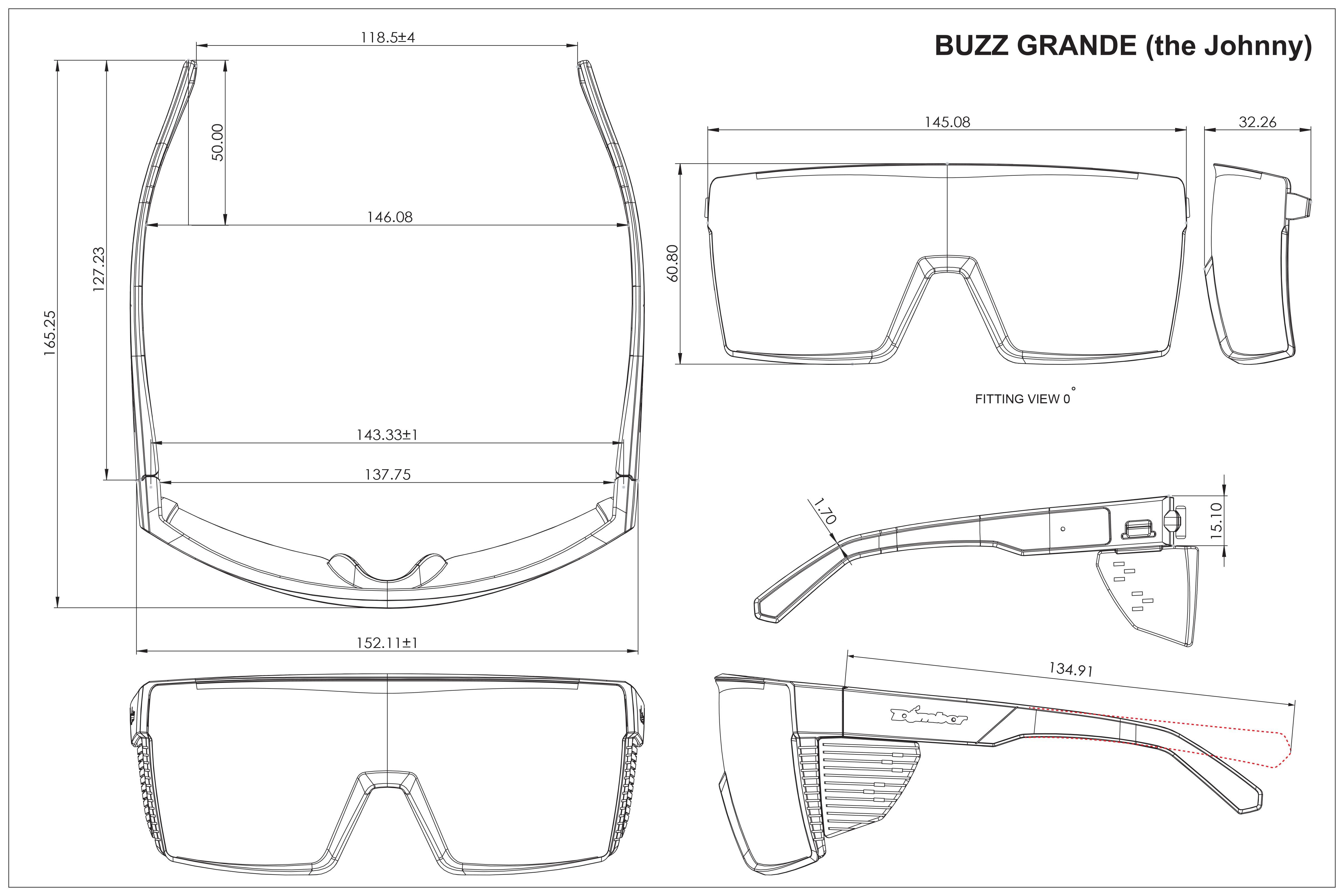 JOHNNY BOMB ANSI Z87+ Safety Sunglasses Windproof Wide Fit for Big Heads Comfortable Secure Fit Shatterproof 100% UV Protection