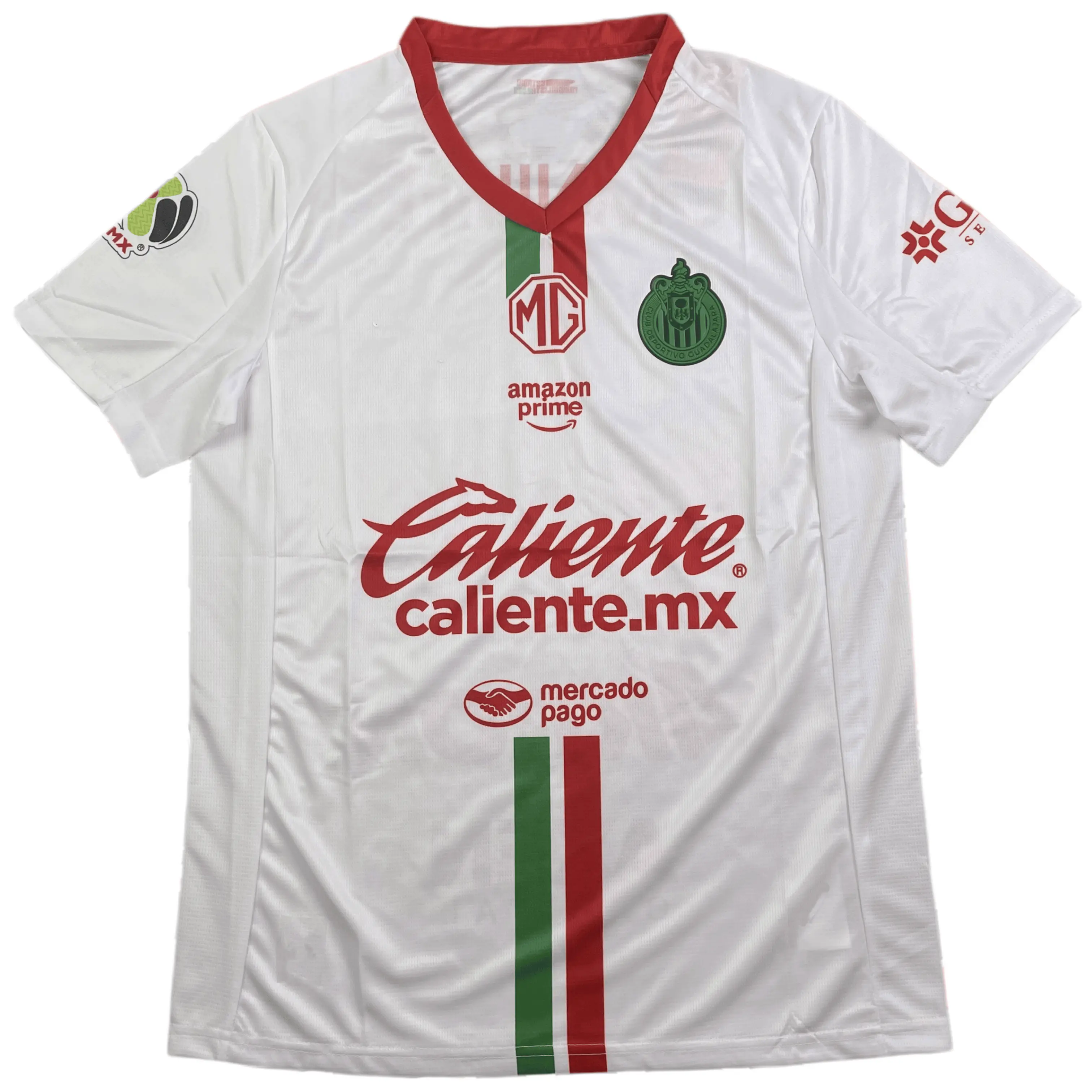 2024 2025 Away Retro White Short Sleeved Chivas Soccer Jersey