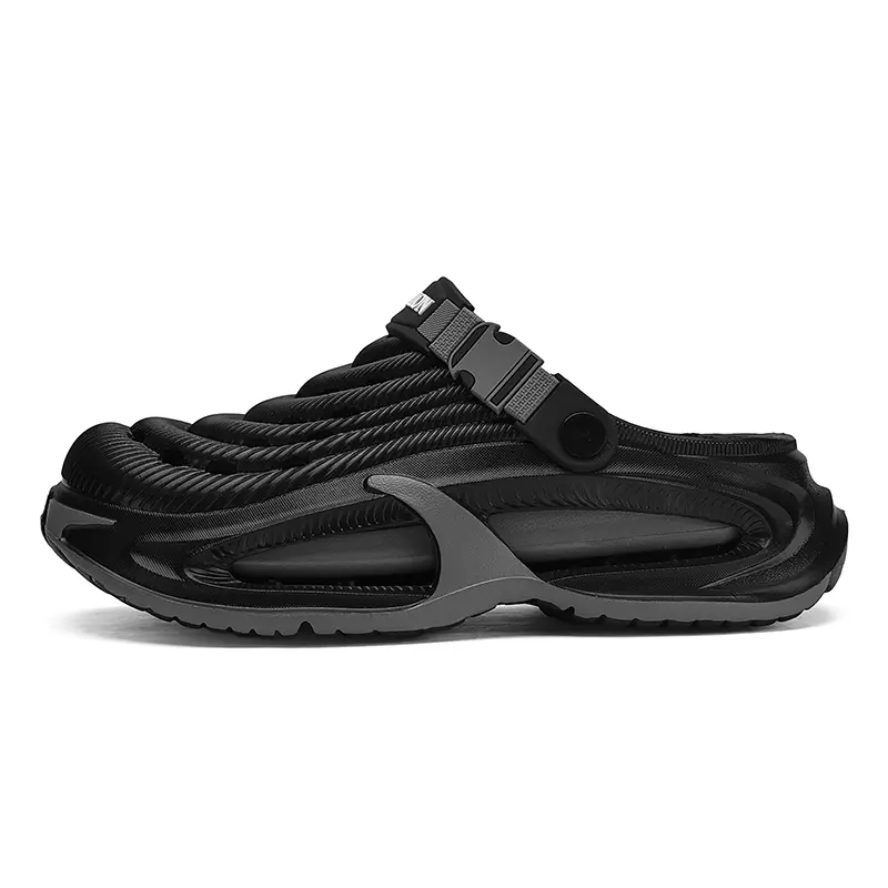 Summer Men's Clogs Outdoor Thick Sole Non-Slip Odor Resistant Durable Quick Drying Soft Beach Sandals 8810