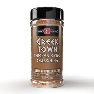 Greek Town Chicken Gyro Seasoning | Greek Spice | Spice Giant | All Purpose Chicken, Beef, Steak, Lamb, Seafood & More Seasoning | Authentic Mediterranean Blend,