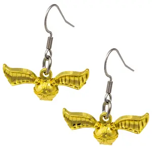 Harry Potter Golden Snitch Earrings