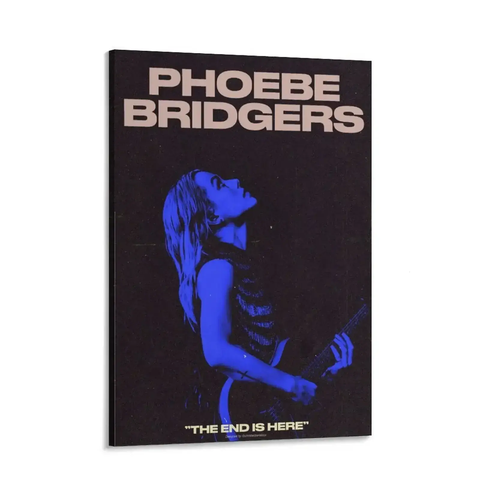 [FREE SHIP] Phoebe Bridgers Moon Song Artistic Canvas Poster Print - Customizable Multi-Size Home Decor Wall Art for Bedroom, Office, Valentine's Day Decoration Gift, Garden
