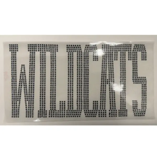 Large Wildcats Rhinestone Transfer