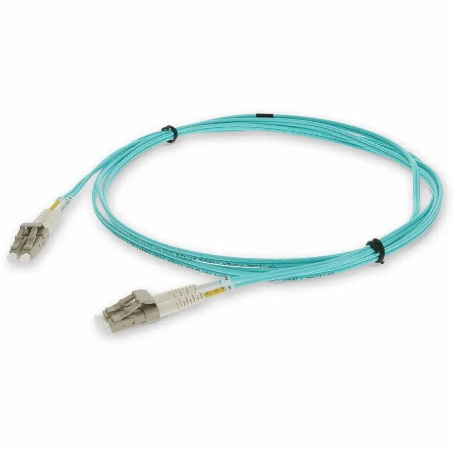 AddOn 2m Laser Optimized Multi-Mode Fiber Duplex LC/LC OM3 Aqua Patch Cable