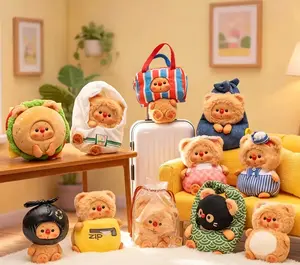 OYO Bear Cub Portable Treasure Bag Series Mini Plush Blind Boxs- Cute & Soft Collectible Plush Toys for Keychains, Bag Charms, and Accessories
