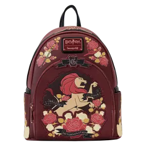 Harry Potter Gryffindor House Floral Tattoo Mini Backpack