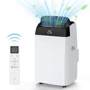 Portable Air Conditioner, 10200 BTU (14000 BTU ASHRAE) Household Items Portable AC Unit with Remote & Window Kit, Cools Up to 750 Sq Ft Spaces