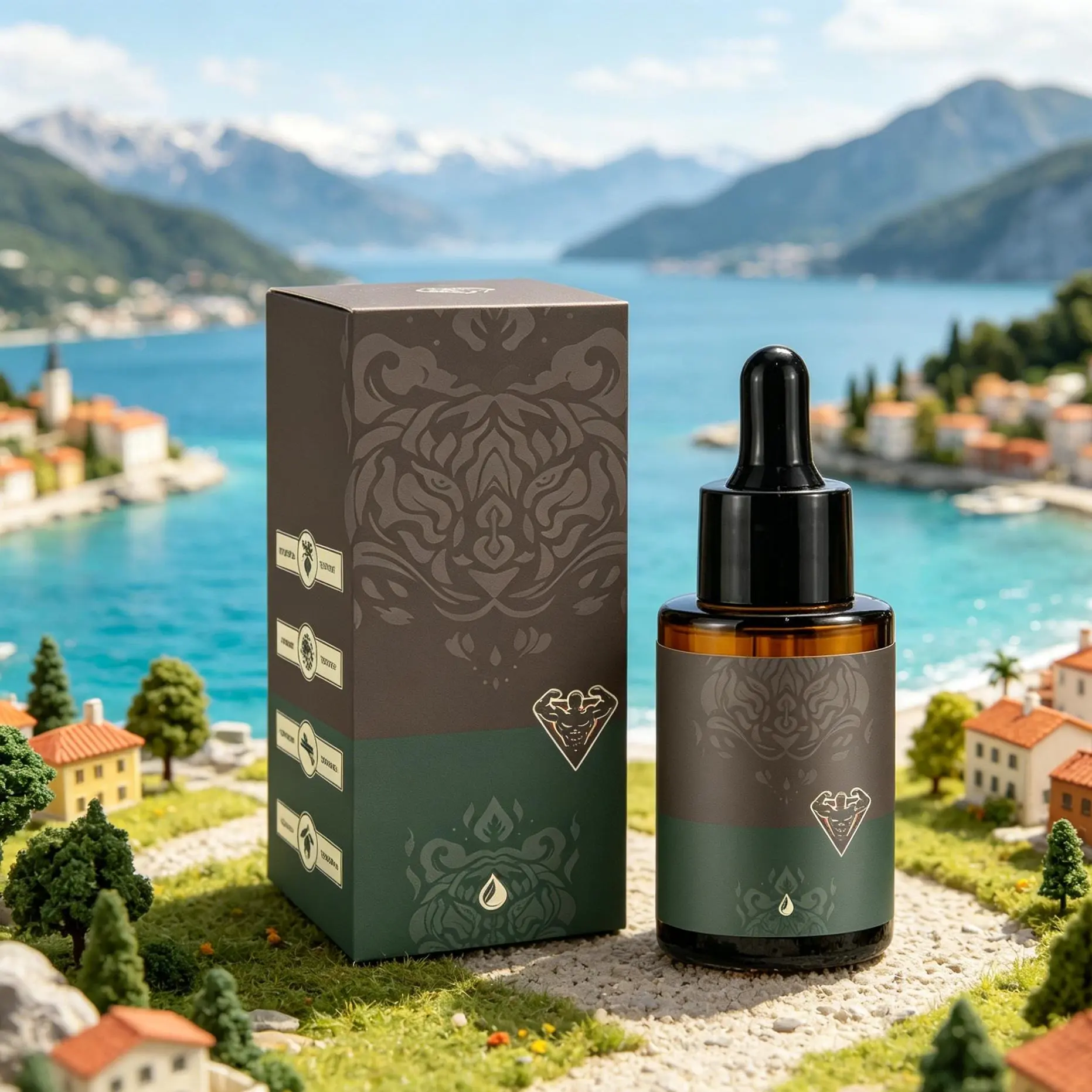 Men's Multi-functional Nourishing Body Oil Set
