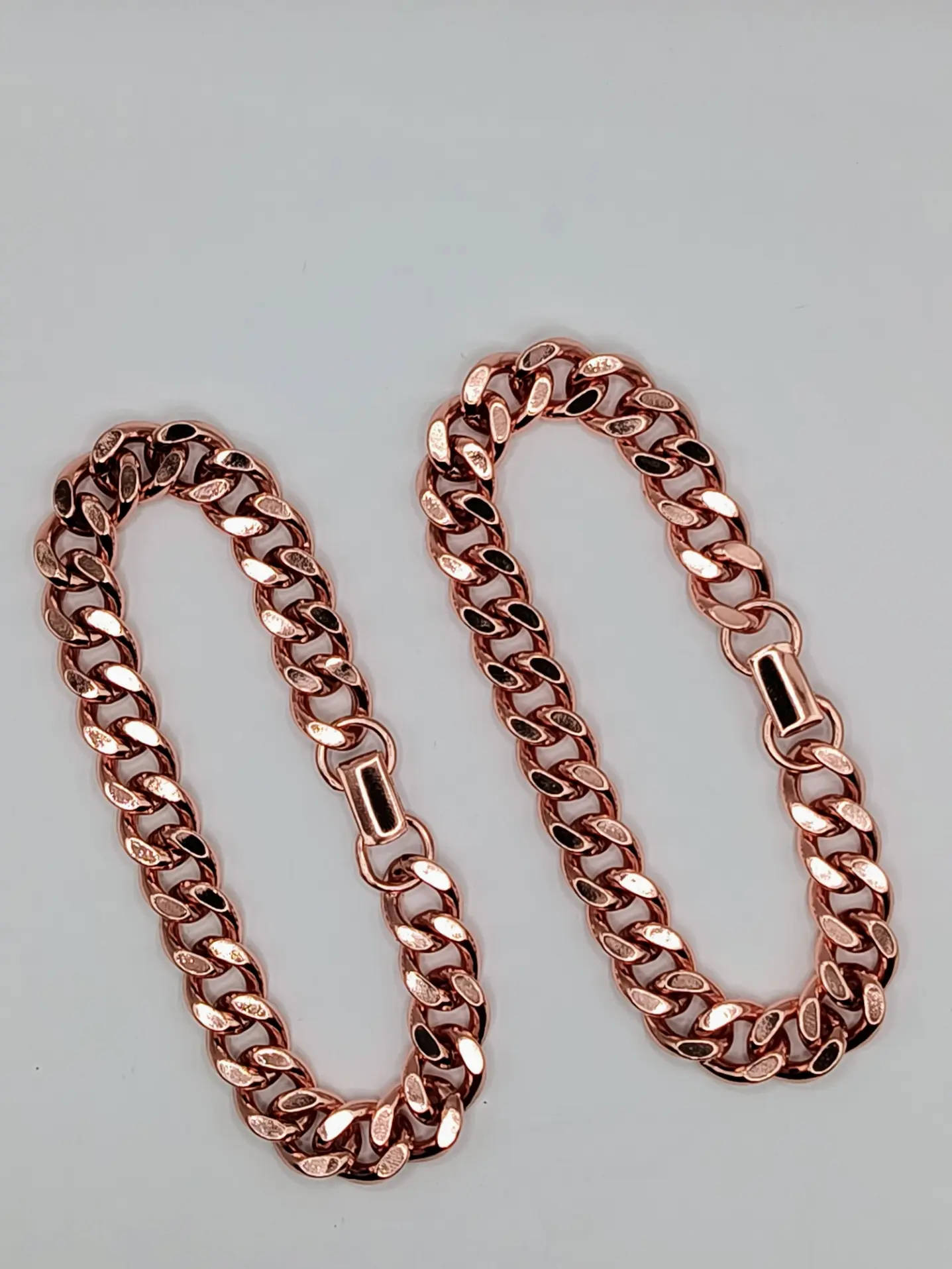 Copper Cuban Link Bracelet- Pure Copper Chain- 29th Dimension- 1 Bracelet