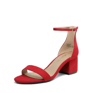 Chunky Low Heel Pump Sandals