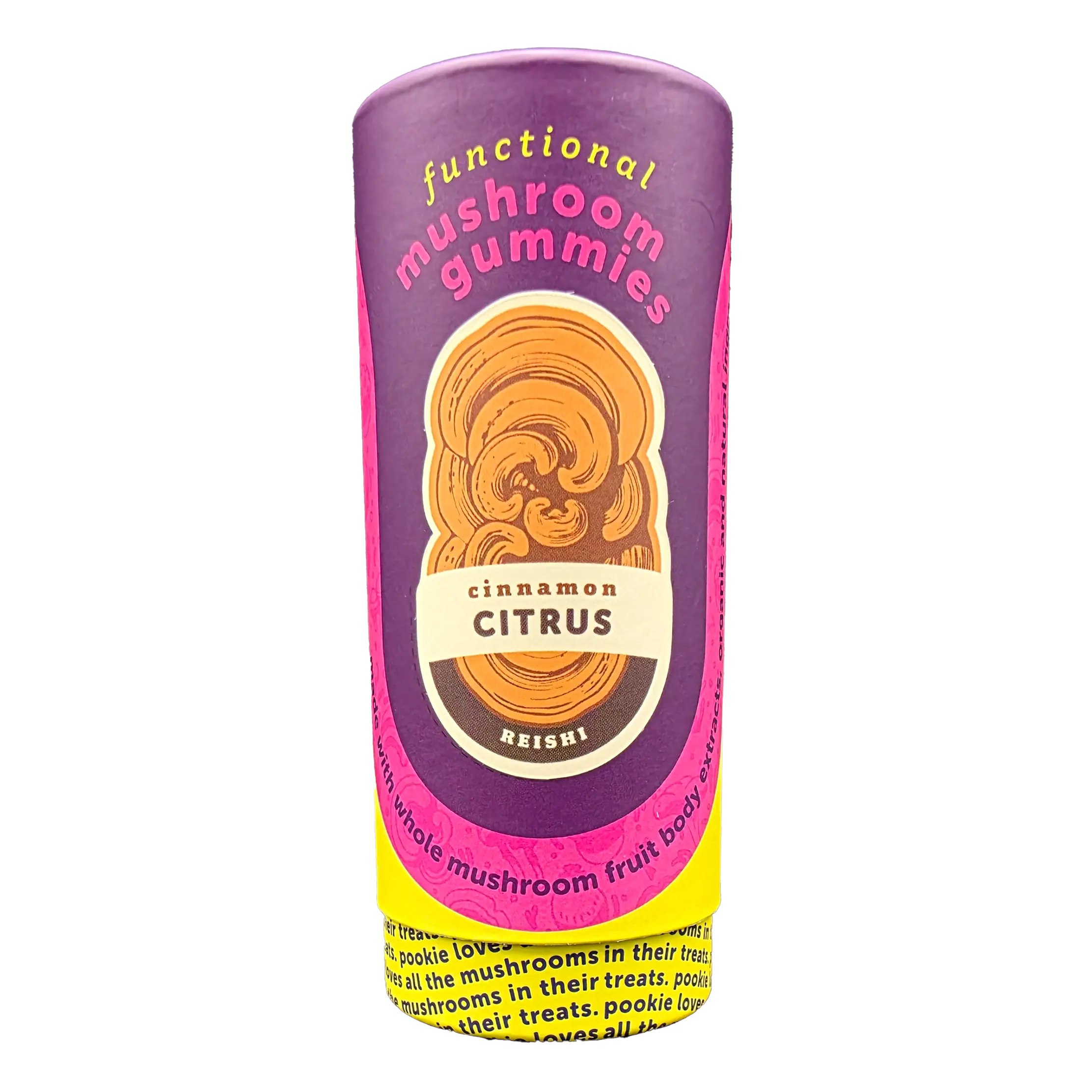 Pookie Reishi Cinnamon Citrus Gummies 40 pack