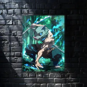 Hashibira Inosuke Kimetsu no Yaiba Anime Wall Art Poster, Modern Wall Art, Anime Gifts, Wall Decor