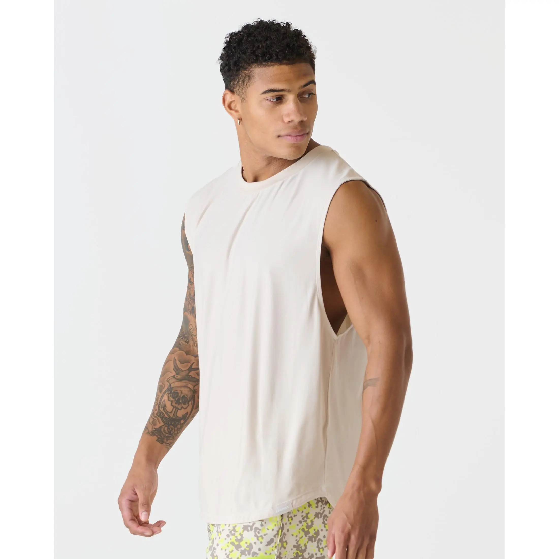 Circuit Tank Top Beige , XL