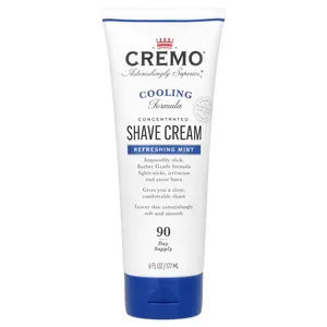 Cremo Shave Cream, Refreshing Mint, 6 fl oz (177 ml)