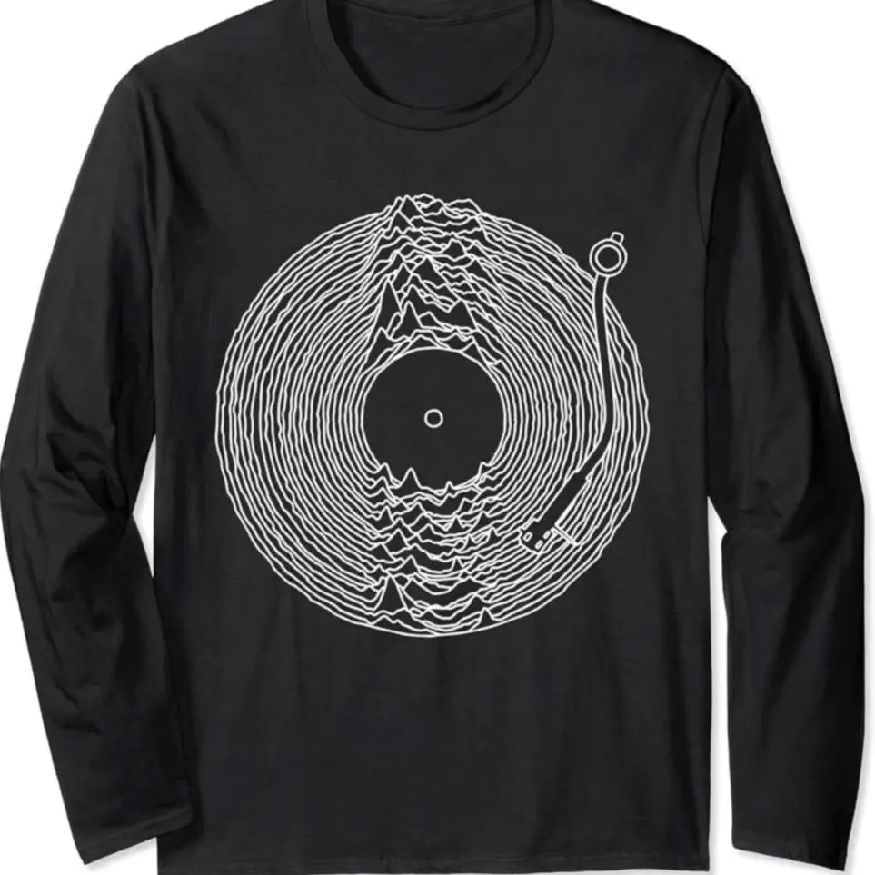 Unknown Pleasures Vinyl Record Long Sleeve T-shirt