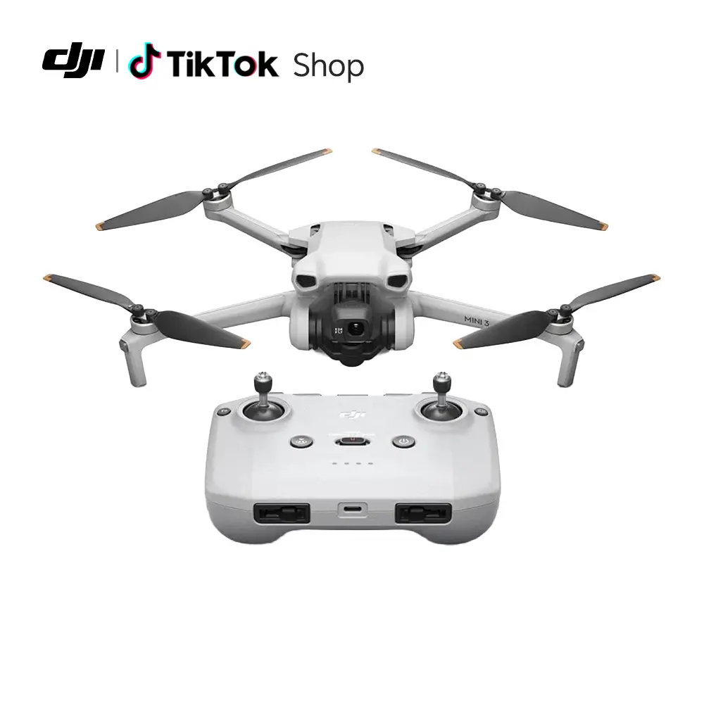 DJI Mini 3, Drones with Camera for Adults 4K, 38-min Flight Time, up to 32800ft (10km) Video Transmission, True Vertical Shooting, GPS Auto Return Integrated, Mini Drone with Camera for Beginners