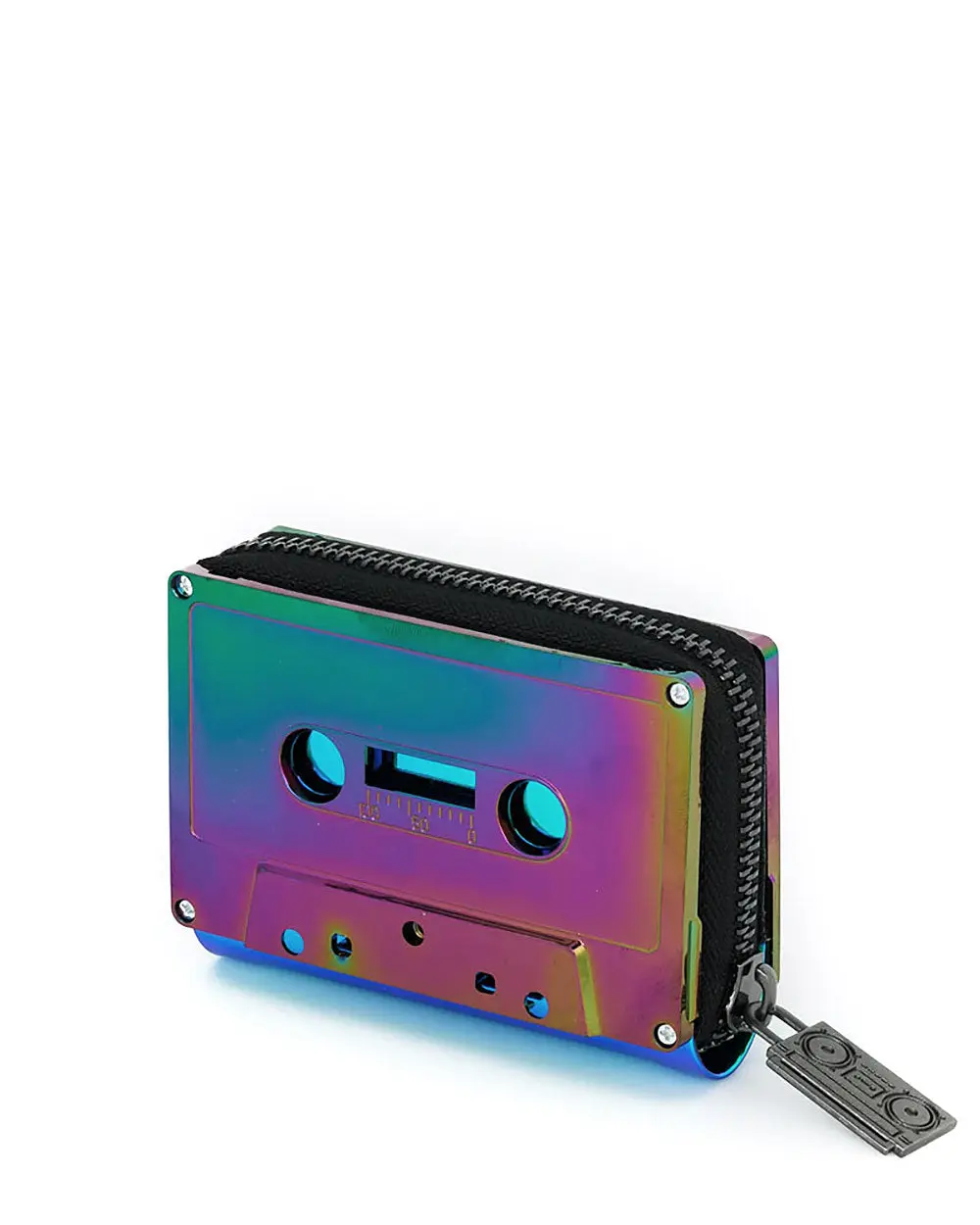 Cassette Tape Wallet - Rainbow Slick