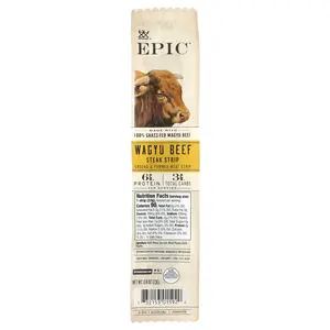 Epic Bar Wagyu Beef Steak Strip, 0.8 oz (23 g)