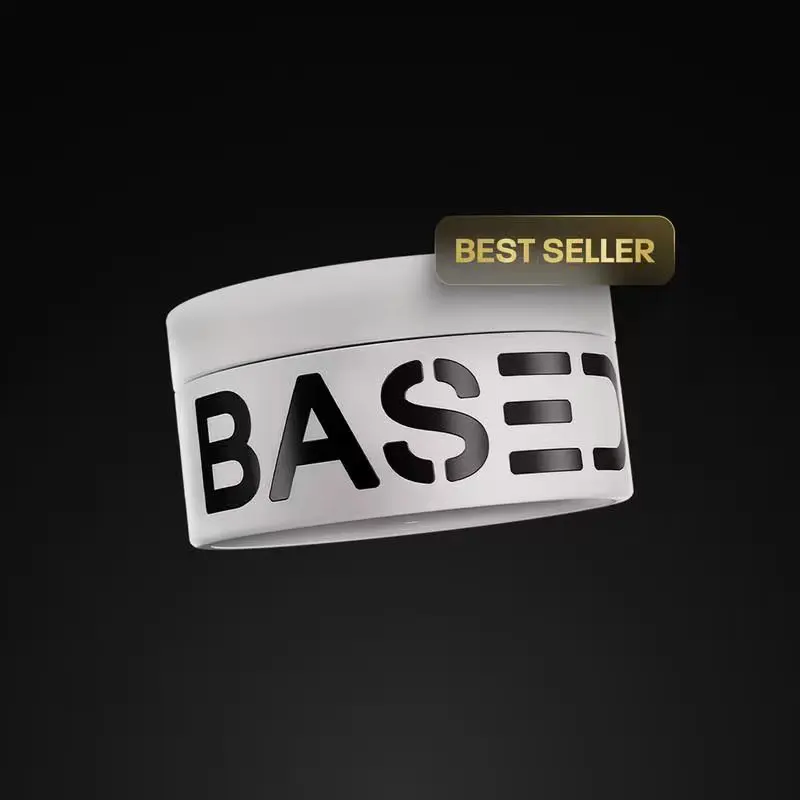 BASED Hair Clay - Strong Hold Matte Finish 3oz Jar Shea Butter Beeswax Essential Clays