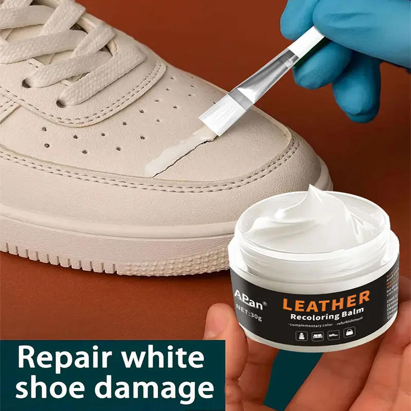 Shoe Color Repair Kit, Leather Dye for Footwear Shoes Bags Sofas Car Seats, Restore Original Color, Cover Yellowing & Fading, Shoe Cream