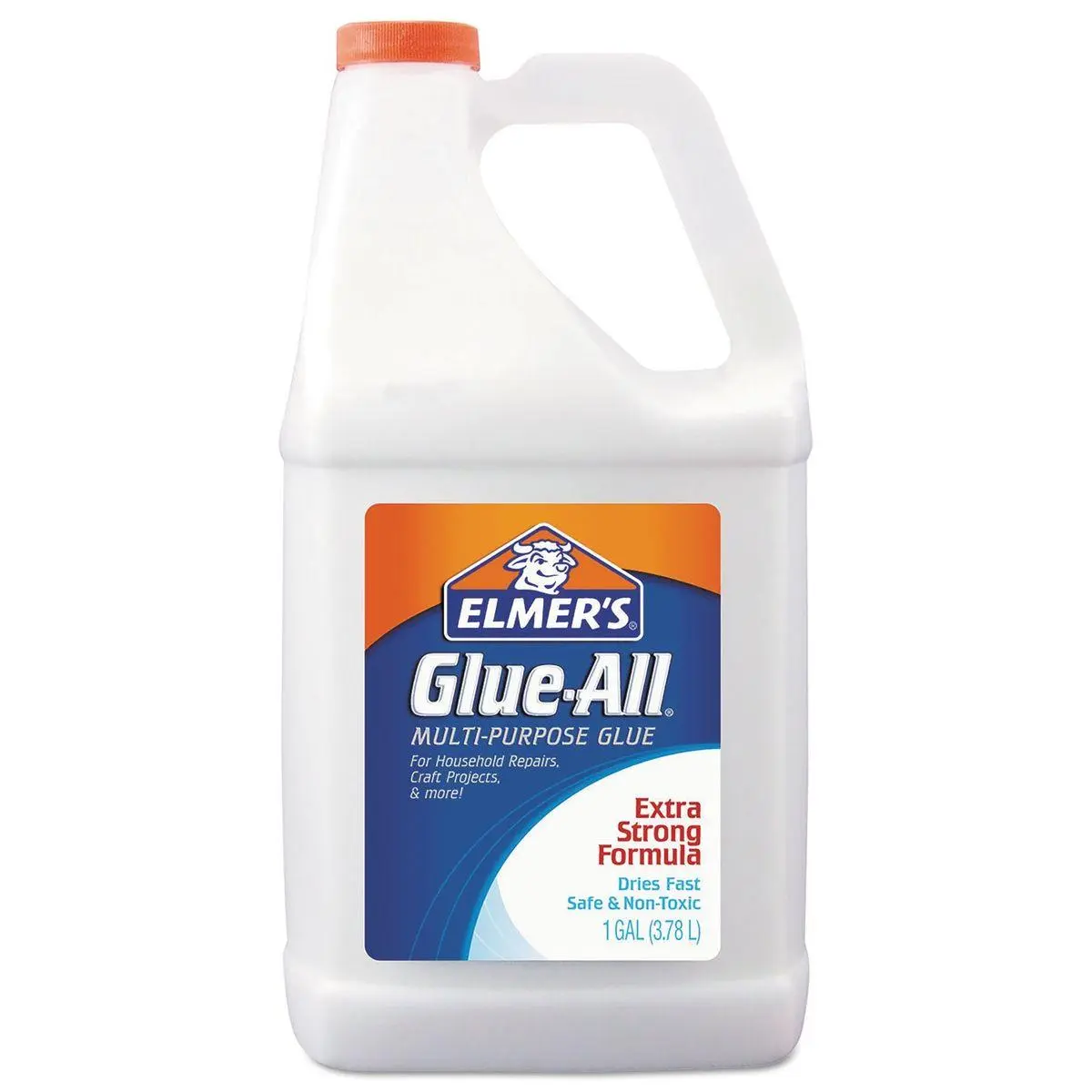 Glue-All Multi-Purpose Liquid Glue Extra Strong Great for Making Slime 1 Gallon 1 Count, #1 Teacher Brand