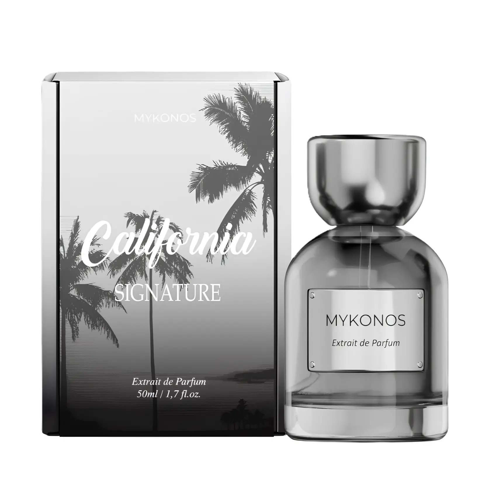 Mykonos California Signature for Unisex Extrait de Parfum Spray, 1.7 Ounce