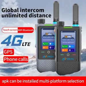OMI A5 Long Range Walkie Talkie Android System Connecting to WiFi Bluetooth Support 2g 3g 4g Nationwide Coverage Global Remote Area Big Farms Factories Construction Sites Truckers Taxi Drivers