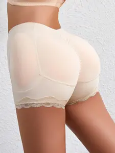 Women Butt Lifting Hip Enhancer Shorts Padded Elastic Fit Shapewear Mid Waist Booty Shaper Peach Butt Shaping Underwear Womenswear