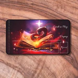 Lorcana Playmat with Zones, Jafar Inspired Card Playmat, Unofficial Lorcana Play mat, Gifts for Gamers, Gaming Mouse Pad Desk Mat