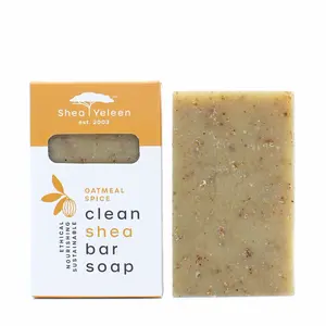 Shea Yeleen Oatmeal Spice Shea Butter Moisturizing Bar Soap  Skincare Cleansing Skin Repair Body Care Body Wash Moisture Soothing