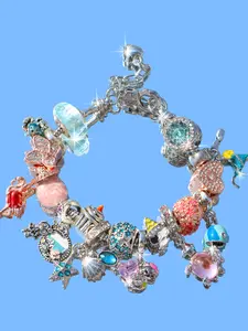 Protect Marine Life Charm Bracelet, Adjustable DIY Starfish Shell Bracelet, Bohemian Style Summer Fashion Jewelry, Trendy Accessory