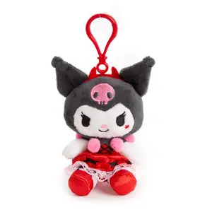 Kuromi Plush Mascot Clip (Strawberry Treat Series)